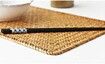 2-Pack Rectangular Woven Placemats 45x30cm Made from Natural Seagrass Rattan Wicker Table Mats for Dining Table