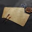 2-Pack Rectangular Woven Placemats 45x30cm Made from Natural Seagrass Rattan Wicker Table Mats for Dining Table