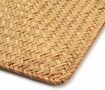 2-Pack Rectangular Woven Placemats 45x30cm Made from Natural Seagrass Rattan Wicker Table Mats for Dining Table