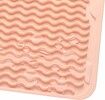 1 pack Pink 30*40cm Silicone Dish Drying Mat for Multiple Usage,Easy clean,Eco-friendly,Heat-resistant,for Counter,Sink,Refrigerator or Drawer liner