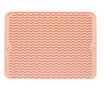 1 pack Pink 30*40cm Silicone Dish Drying Mat for Multiple Usage,Easy clean,Eco-friendly,Heat-resistant,for Counter,Sink,Refrigerator or Drawer liner