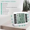 Indoor Outdoor Thermometer, Freezer Refrigerator  Fridge Thermometer  Digital with 2 Sensors, Wireless  Temperature Alarm, Min/Max Trend Display