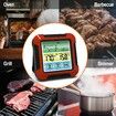 Meat Thermometers for Smokers Waterproof Probe, Backlight, Touchscreen, Kitchen Timer, Digital Food Thermometer for Cooking, BBQ, Oven, Grilling