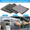 9p Set Car Cleaning MicroFiber Cloth Sponge Including Tyre Brush, Wash Mitt, Sponge, Washcloths, Car Care Set for Car, Motorcycle Window Kitchen