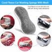 9p Set Car Cleaning MicroFiber Cloth Sponge Including Tyre Brush, Wash Mitt, Sponge, Washcloths, Car Care Set for Car, Motorcycle Window Kitchen