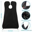 Beard Bib Apron, Beard Hair Catcher for Men Shaving, Non Stick Beard Cape Grooming Cloth, Waterproof, Black