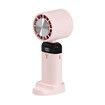 3600mAh Mini Handheld Fan Portable Semiconductor Refrigeration Cooling Desktop Fan Folding Small Handy Electric Fan for Outdoor Color Pink