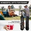 Fishing Rod Bag,Fishing Rod Case Bag with Durable Folding Oxford Fabric,Portable Fishing Bag Fish Rod Storage Bag Fishing Pole Case Bag for Men Fishing Gifts