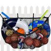 Large Storage Mesh Bag Hanging Swimming Pool Storage Bag Net Bag Football Basketball Inflatable Toys Storage Bag 142*86cm