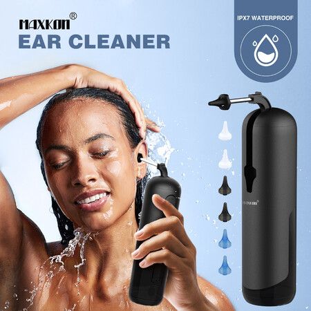 Earwax Removal Kit, Ear Cleaner, Portable Automatic Electric Vacuum Ear  Wax, Safe and Comfortable Easy Earwax Remover Soft Prevent Ear-Pick Clean