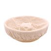 22*8CM Hollow Circle Bread Proofing Basket, Handmade Banneton Bread Proofing Basket Brotform with Proofing Cloth Liner for Sourdough Bread, Baking