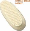 17*12*6CM Oval Bread Proofing Basket, Handmade Banneton Bread Proofing Basket Brotform with Proofing Cloth Liner for Sourdough Bread, Baking