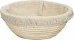 22*8.5CM Circle Bread Proofing Basket, Handmade Banneton Bread Proofing Basket Brotform with Proofing Cloth Liner for Sourdough Bread, Baking