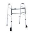 3 IN 1 Folding Walker Medical Aid Elderly Mobility Walking Height Adjustable Toilet Outdoor Aluminum Frame Wheels Standard Lightweight