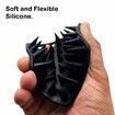 Silicone Beard Scrubber, Facial Hair Exfoliator Brush, Deep Cleans for Men