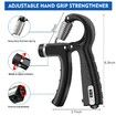 7 Pcs Hand Grip Strengthener Kit Adjustable Grip Strength Trainer Forearm Workout Trainer, Finger & Hand Strength Exerciser