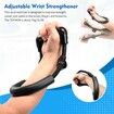 7 Pcs Hand Grip Strengthener Kit Adjustable Grip Strength Trainer Forearm Workout Trainer, Finger & Hand Strength Exerciser