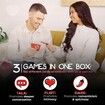 3-in-1:Talk,Flirt,Dare.Romantic Game for Couples,Perfect Valentine’s Day Gift,Date Night Ideas,Newlywed,Reignite Relationship with Your Partner.