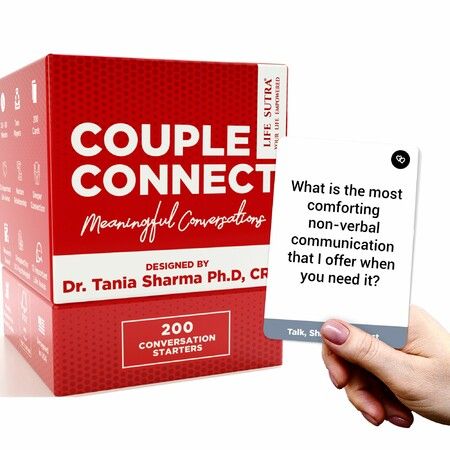 Couple Connect - Fun Games for Couples - Thoughtful Wedding Gift for Him in a Premium Gift Box - 200 Conversation Starters