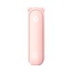 Mini Handheld Fan, 3 in 1 Handheld Fan, USB Rechargeable Small Pocket Fan, Battery Fan [14-21 Hours Working] with Power Bank, Travel, Outdoor, Pink