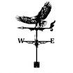 Metal 3D Animal Wind Direction Indicator Roof Decoration Accessories for Garden Patio Roof Decoration