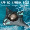 Mini RC Boat Six-way Real-time WIFI App Control Underwater Camera Speedboat Photo Video Remote Control Outdoor Children Toys