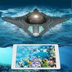 Mini RC Boat Six-way Real-time WIFI App Control Underwater Camera Speedboat Photo Video Remote Control Outdoor Children Toys