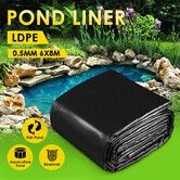 LDPE Pond Liner 6X8M Fish Waterfall Water Garden Pad Heavy Duty Flexible Reservoir Fountain Landscaping 0.5mm