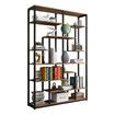 Bookshelf Display 7 Tier Shelf CD DVD Photo Storage Media Rack Plant Holder Metal Shelving Black