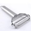 Vegetable Peeler, Stainless Steel 2 in 1 Julienne Vegetable Peeler Perfect for Carrot Potato Melon Gadget Vegetable Fruit