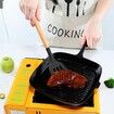 11 Pcs Silicone Cooking Utensils Kitchen Utensil Set Heat Resistant,Spoon, Brush, Whisk, Wooden Handle Black Kitchen Gadgets with Holder for Cookware Color Black