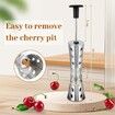 Cherry Pitter, Premium Cherry Pitter Remover Tool, 304 Stainless Steel Cherry Seed Remover