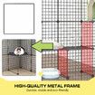 4 Tier Cat Cage Enclosure Crate XL DIY Rabbit Bunny Ferret Hutch House Cattery Kitty Kitten Fence Kennel Playpen Pen Habitat Platforms Ramps