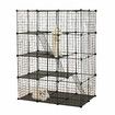 4 Tier Cat Cage Enclosure Crate XL DIY Rabbit Bunny Ferret Hutch House Cattery Kitty Kitten Fence Kennel Playpen Pen Habitat Platforms Ramps