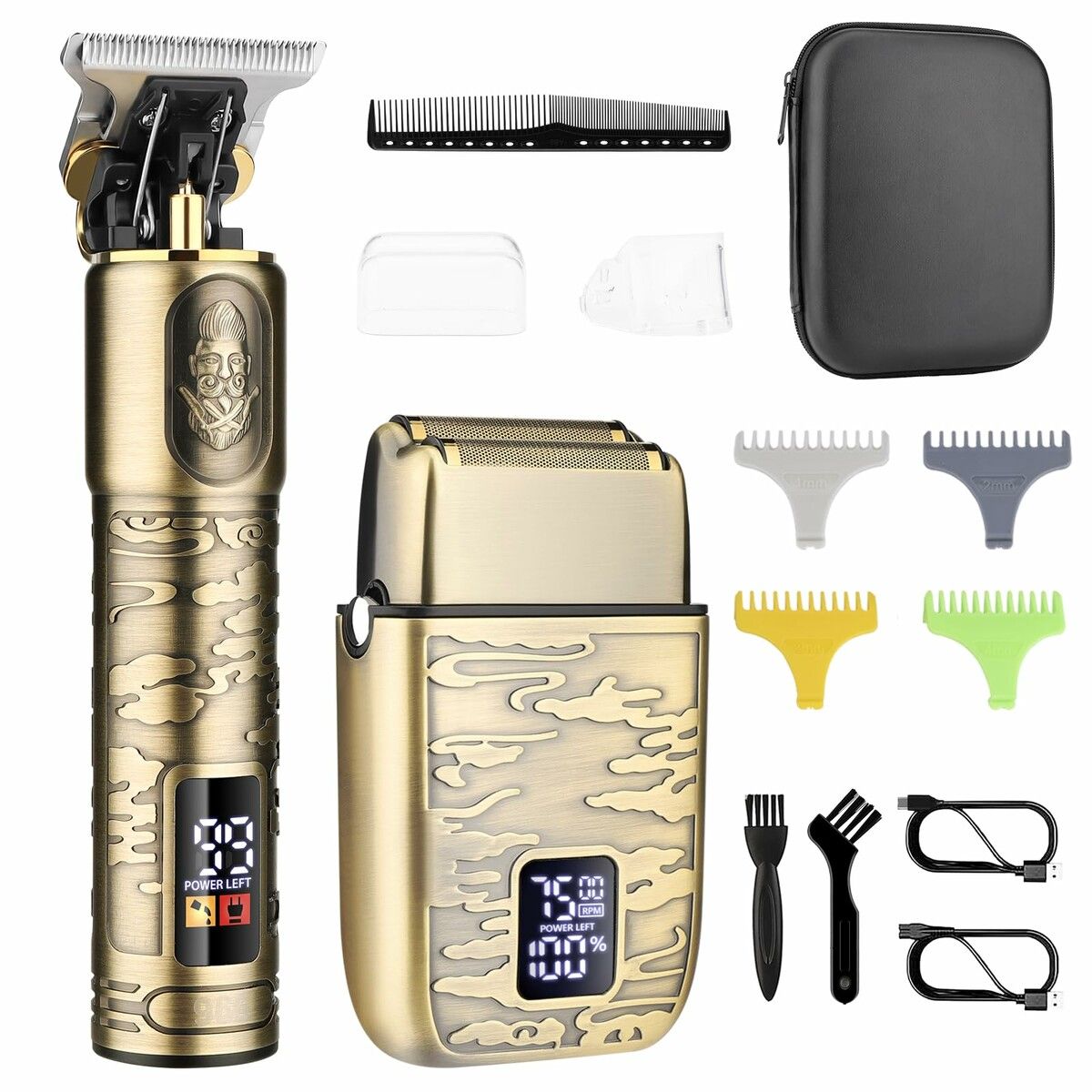 Hair Clippers for Men Professional,Foil Shavers for Men,Men's Beard Trimmer Cordless for Babers,Electric Razor for Men Face,Beard Shaver and Trimmer for Men