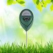 Stainless Steel 2 in 1 PH Detector Soil Tester Moisture Meter Humidity Monitor with Probe for Garden Plant