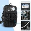 Nurse Fanny Pack with Tape Holder,Multi Compartment Medical Gear Pocket Belt Bag Nursing Organizer Pouch,Utility Waist Pack for Stethoscopes,Bandage Scissors Other Medical Supplies (Black)