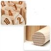 Wood Tossing Game with Scoreboard Teen Kids Gift Scatter Party Numbered Fun Outdoor Game for All Ages