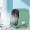 Portable Air Conditioner Fan,3 Speed Rechargeable Evaporative Air Cooler,Mini AC Desktop Fan for Room Home Bedroom Office Indoor Outdoor Col Green