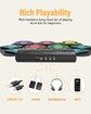 Electronic Drum Set Practice Pad Roll Up USB Powered 9 Pads Headphone Jack Speaker Pedals Sticks Colourful Holiday Birthday Gift Kids