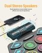 Electronic Drum Set Practice Pad Roll Up USB Powered 9 Pads Headphone Jack Speaker Pedals Sticks Colourful Holiday Birthday Gift Kids