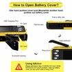 Waterproof Digital Camera Underwater Camera Full HD 2.7K 48 MP Video Recorder Selfie Dual Screens Flashlight Waterproof Camera for Snorkeling (Yellow)