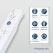 Wii Remote Controller with Nunchuck Compatible with Wii and Wii U in 2-Pack White