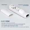 Wii Remote Controller with Nunchuck Compatible with Wii and Wii U in 2-Pack White
