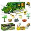 Pull Back Transport Truck with Sound and Music&Light Toy Cars for Boys And Girls Age 4 5 6 7
