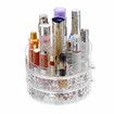 Rotating Makeup Organiser Jewellery Storage Organizer Box Cosmetic Case Holder 6 Drawers Portable Display Stand Container 360 Degree Spinning Transparent