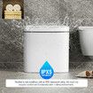 Smart Trash Bin 14L Rubbish Recycling Waste Bin Sensor Automatic Motion Toliet Basket Kitchen Garbage Can White