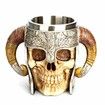 Stainless Steel Double Handle 600ml Mug for Men Women