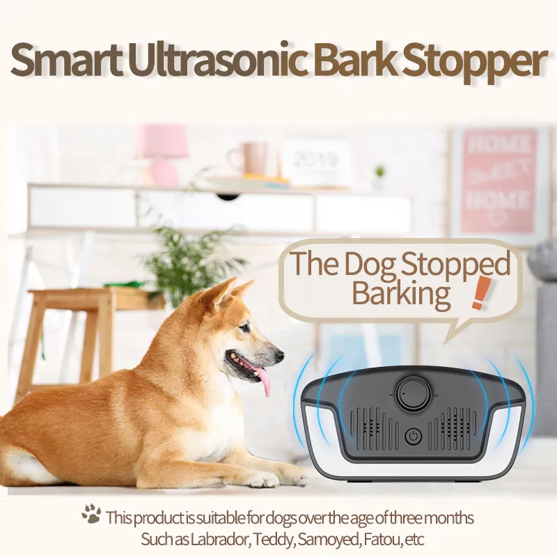 Bark Control Device Ultrasonic Anti Barking Device Rechargeable Stop