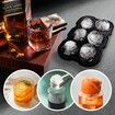 Ice Cube Tray, Rose Ice Cube Trays With Covers,3 Silicone Rose Ice Tray And 3 Diamond Ice Ball Maker For Juice Cocktails, Whiskey Col Black